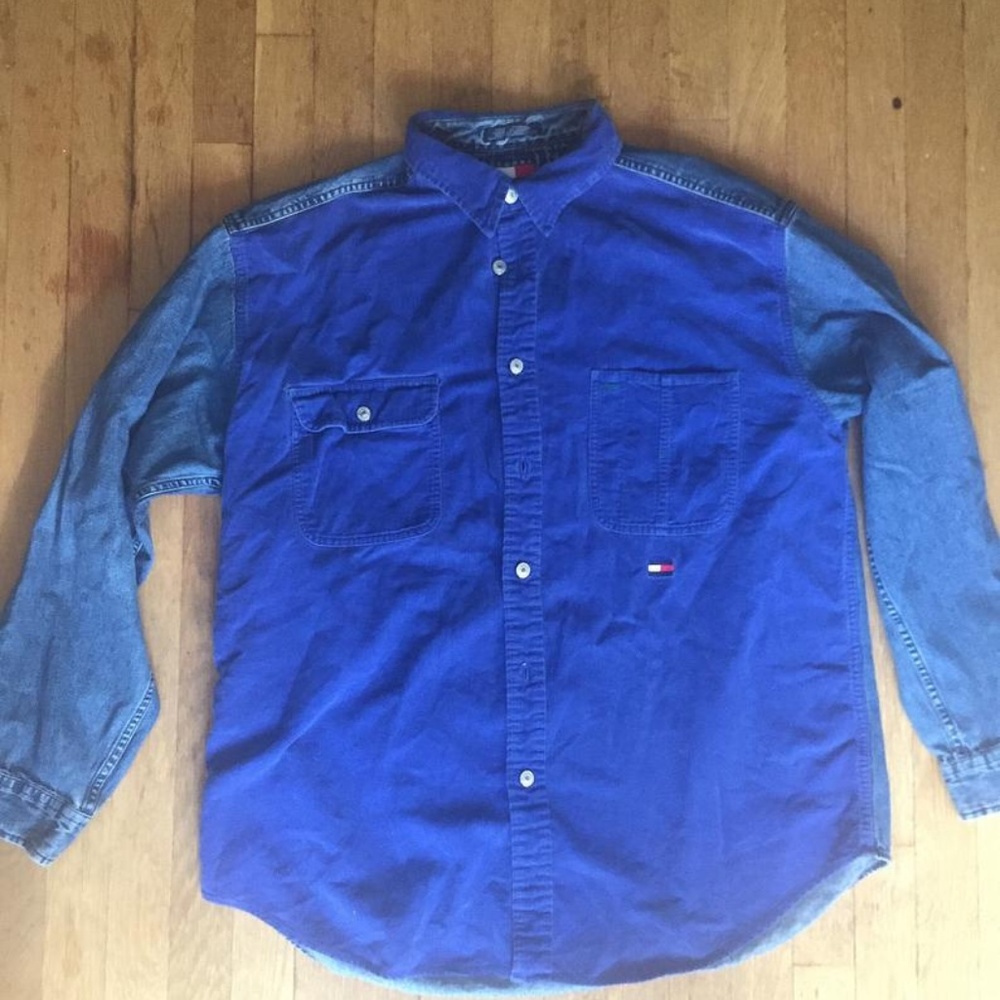 Vintage Tommy Hilfiger Half Corduroy/Denim